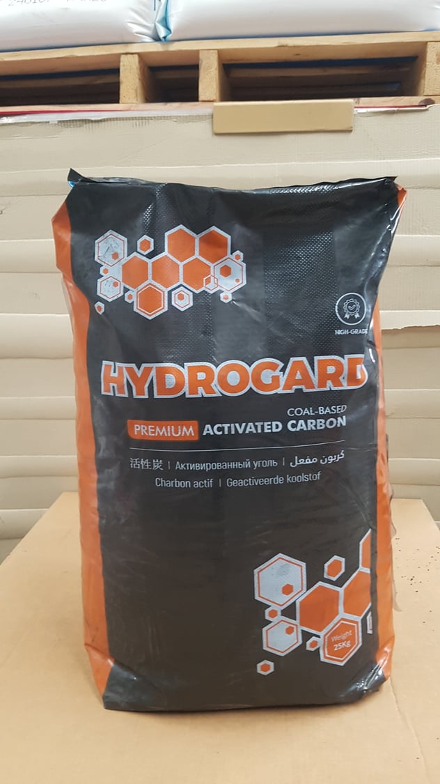 Hydrogard Anthracite water filter media supplied by Watermart Perkasa