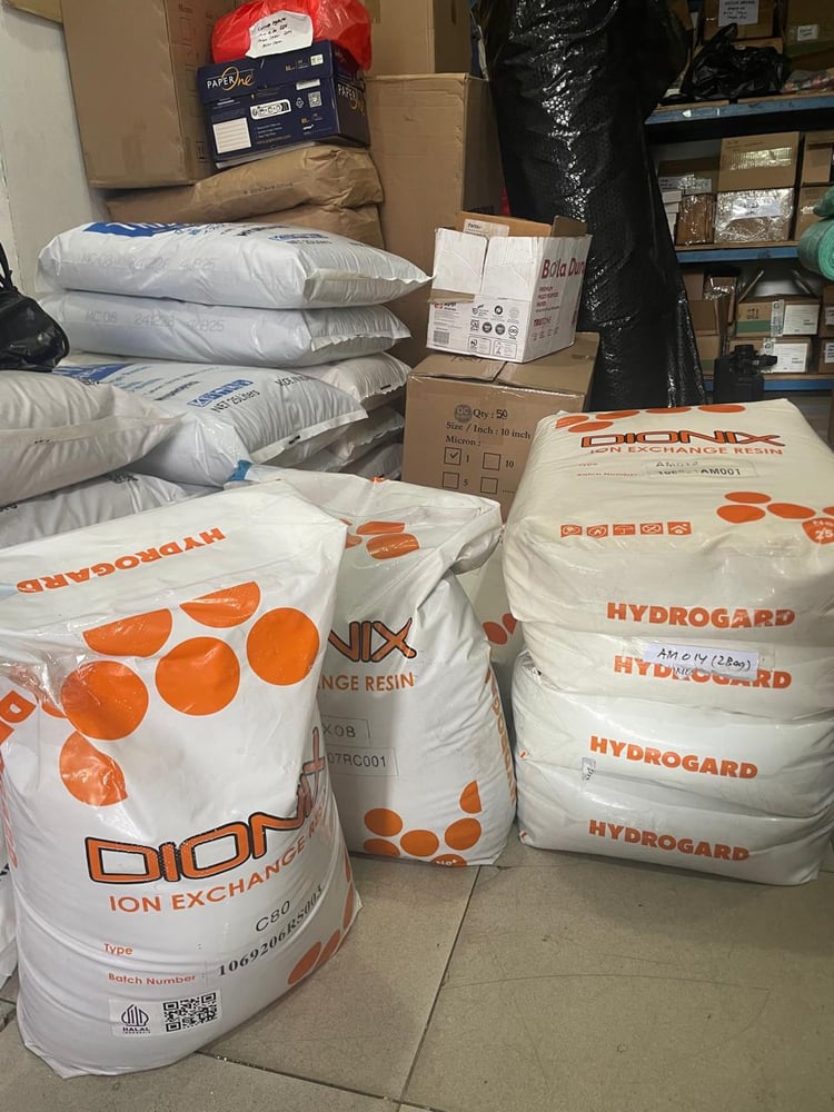 Industrial applications of Dionix Ion Exchange Resin