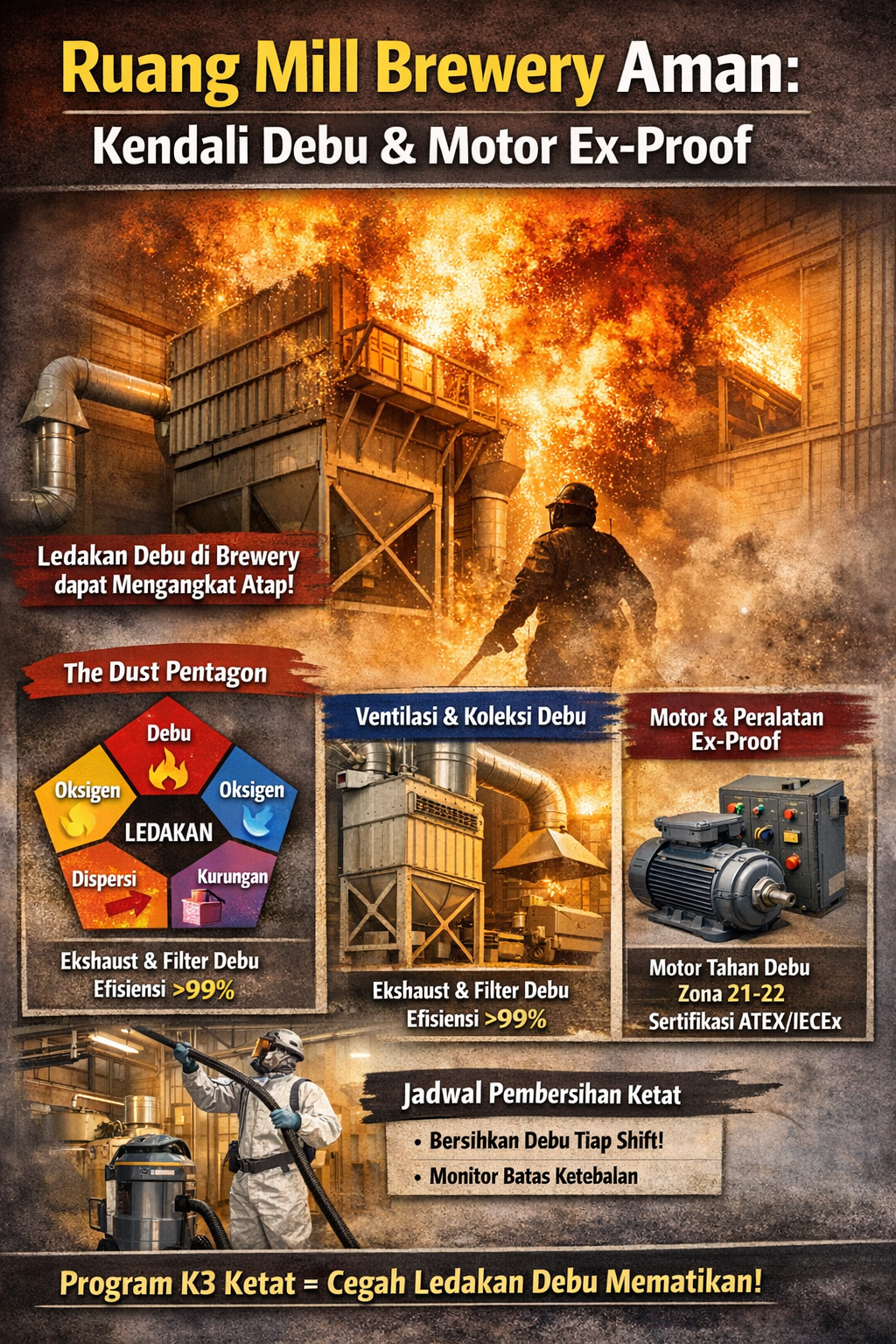 Roller Mill Brewery: Mengapa Selisih 0,1 mm Mengubah Ekstraksi